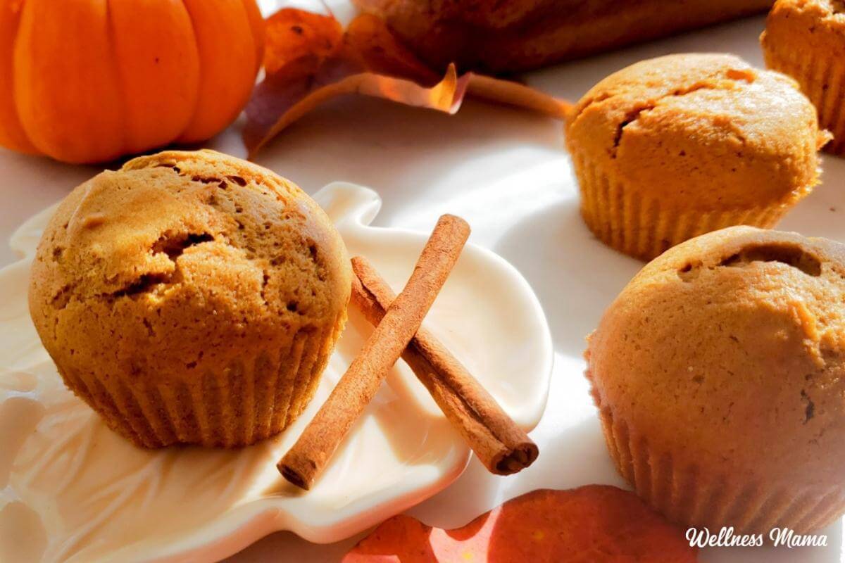 Grain-Free Healthy Pumpkin Muffins and Bread