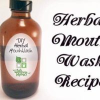 Instructions for herbal mouthwash recipes