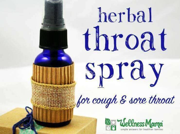 Herbal Throat Spray for cough and sore throat