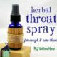Herbal Throat Spray for cough and sore throat