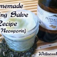 Homemade Healing Salve Recipe- Like Neosporin but more effective and all natural