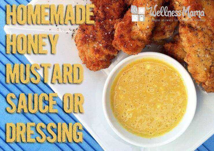 Homemade Honey Mustard Sauce or Dressing