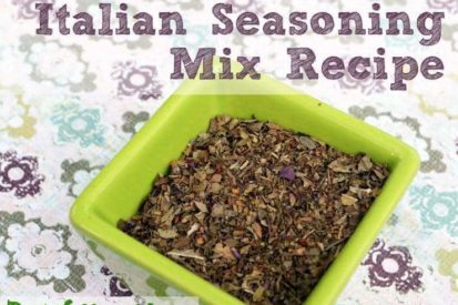 Homemade Italian Seasoning Mix Recipe with Dried Herbs