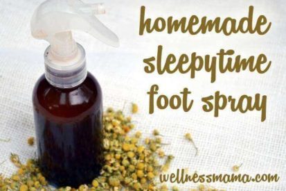 Homemade Sleepytime Foot Spray