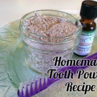 Homemade Tooth Powder recipe- all natural and works great