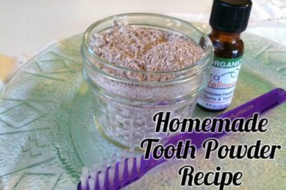 Homemade Tooth Powder recipe- all natural and works great