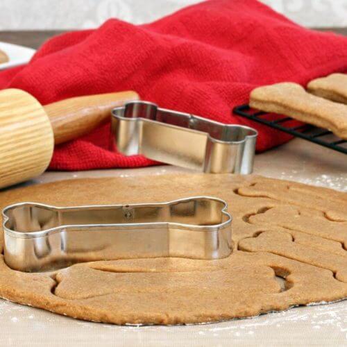 Homemade dog treats with coconut oil