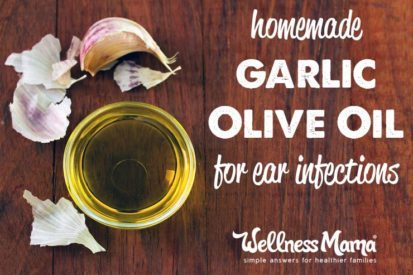 Homemade garlic olive oil for ear infections