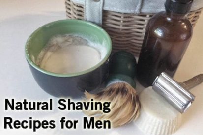 Homemade natural shaving options for men