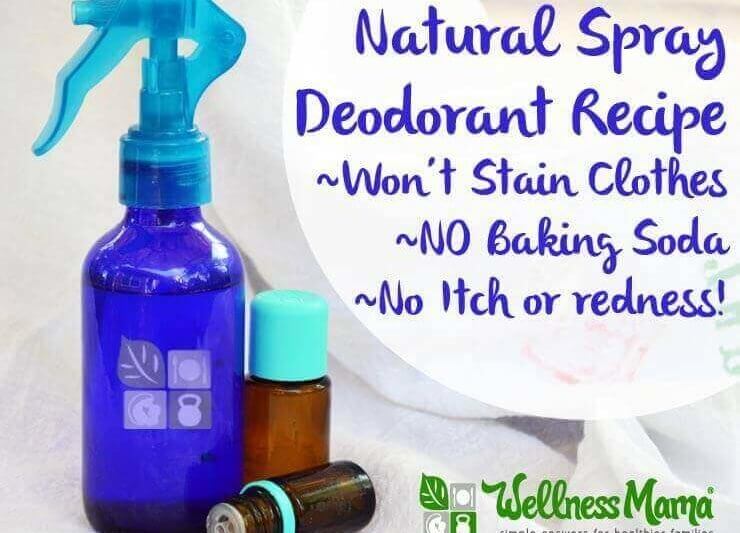 Homemade Natural Spray Deodorant Recipe