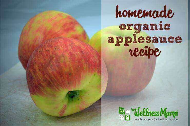 Homemade organic applesauce recipe