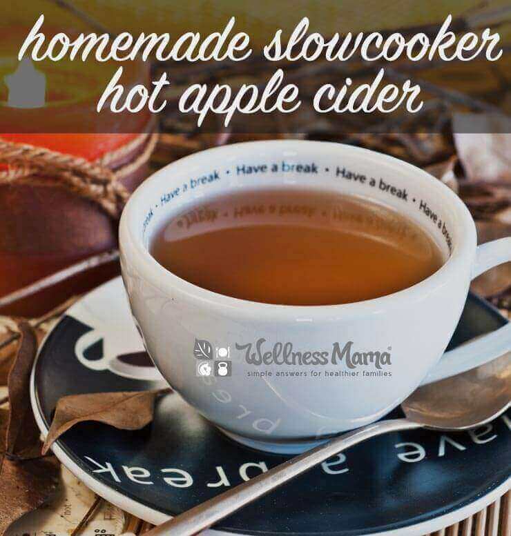 Homemade slowcooker hot apple cider recipe