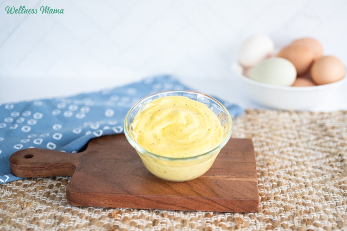 2-Minute Healthy Homemade Mayo