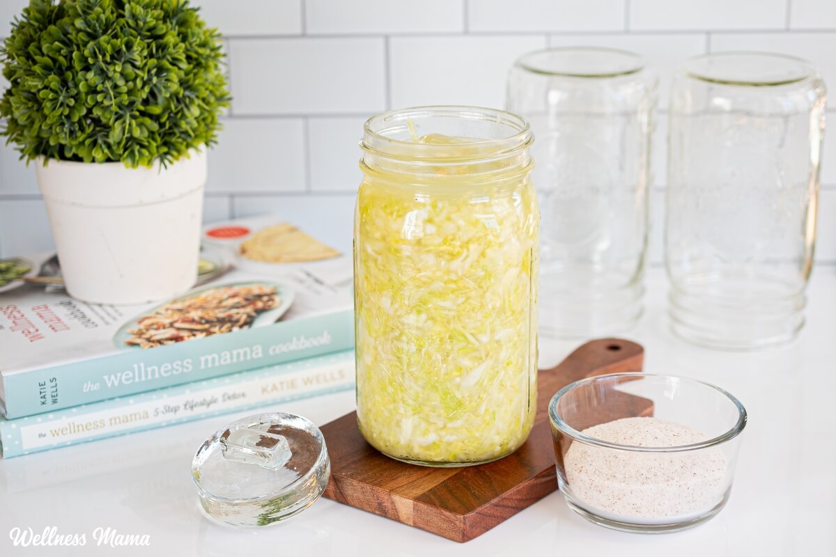 Homemade Sauerkraut Recipe (Easy Countertop Method)