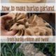 How to Make Burlap Garland