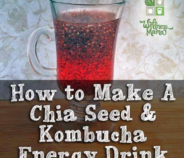 How to Make a Chia Seed and Kombucha Energy Drink