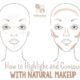 How to highlight and contour with nautral makeup
