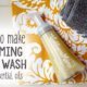 How to make a foaming hydrosol face wash with essential oils