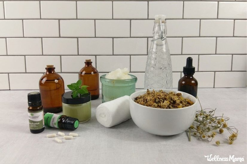 How to make a natural herbal medicine chest for first aid and illness
