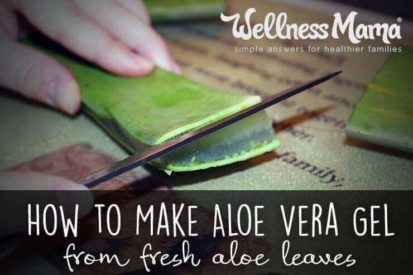 How to make aloe vera gel from fresh aloe leaves