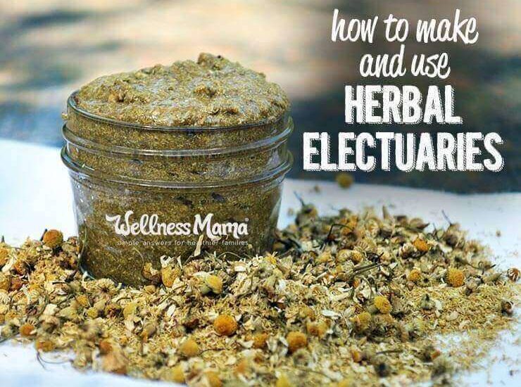 How to make and use herbal electuaries