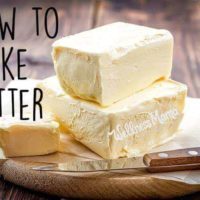 How to make butter