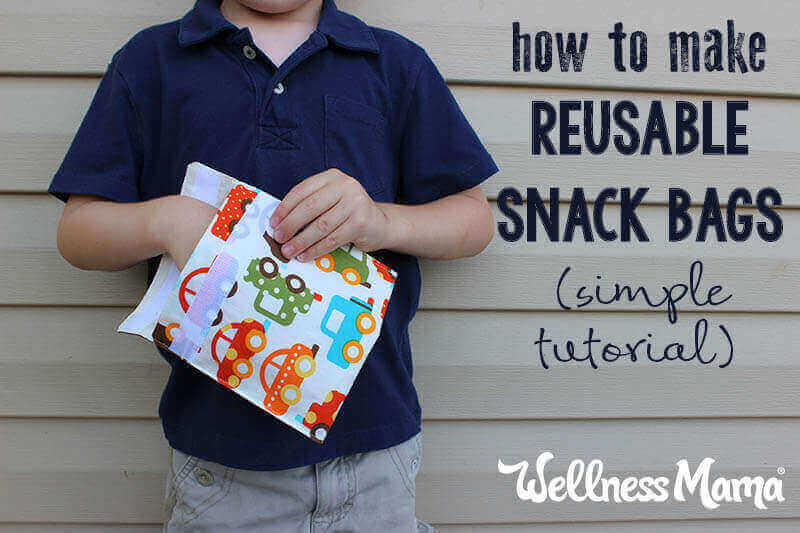 How to make homemade reusable snack bags