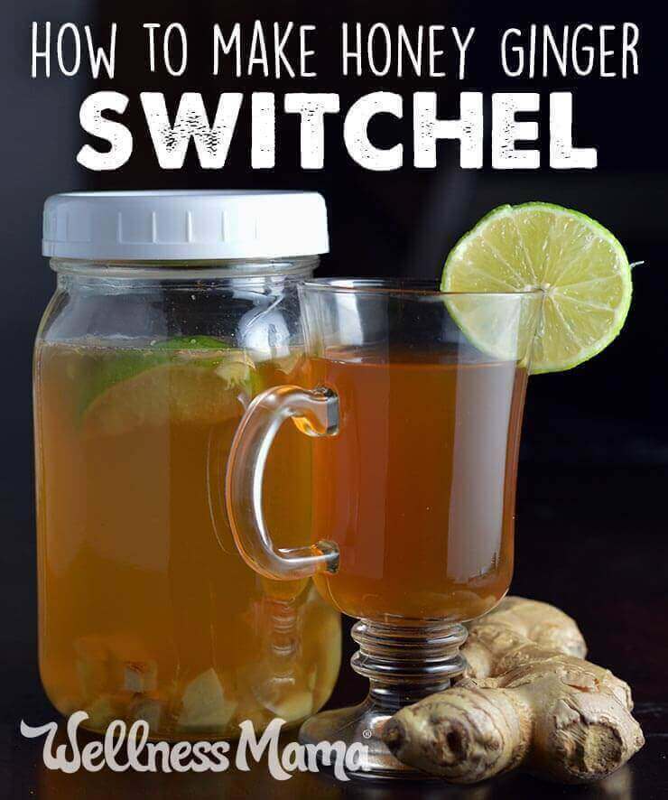 How to make honey ginger switchel