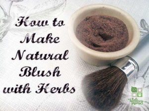 How to make natural blush with herbs