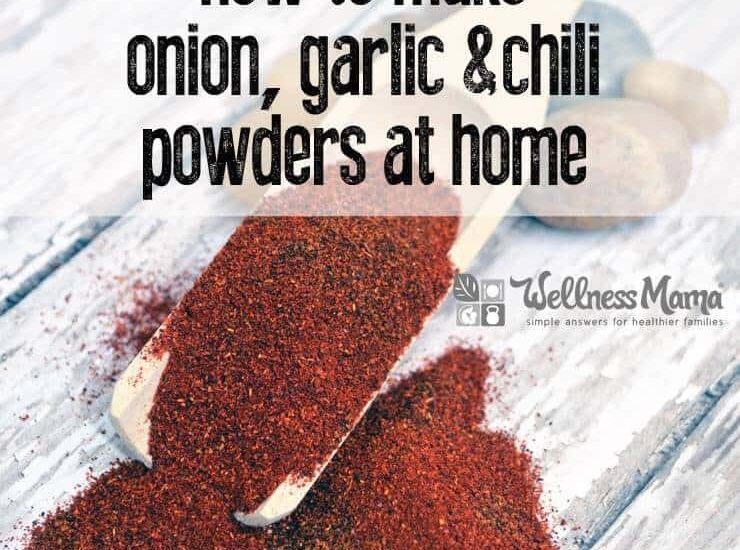 How to make onion powder-garlic powder- or chili powder at home