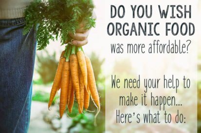 How to make organic food more affordable