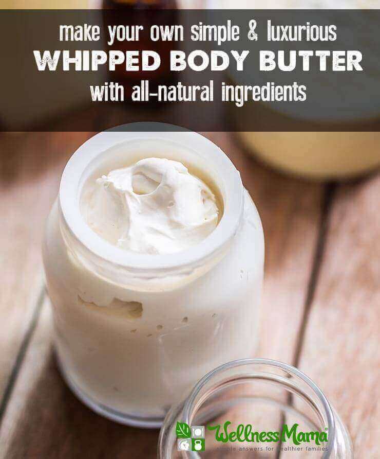 How to make simple and luxurious whipped body butter with shea butter and natural oil