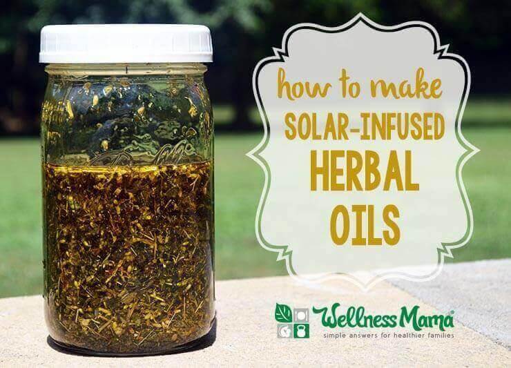 How to Make SolarInfused Herbal Oils Wellness Mama