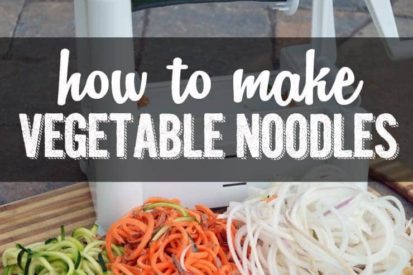 How to make vegetable noodles