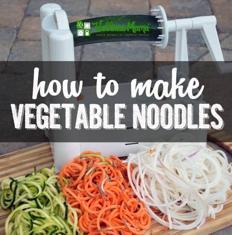 How to make vegetable noodles