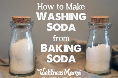 How to make washing soda from baking soda