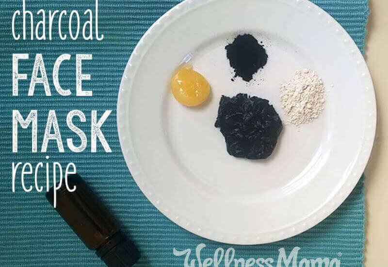 Diy Charcoal Face Mask Recipe Only 3 Ingredients Wellness Mama - Diy Charcoal Mask Without Clay