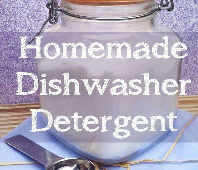 How to make your own dishwasher detergent - easy recipe