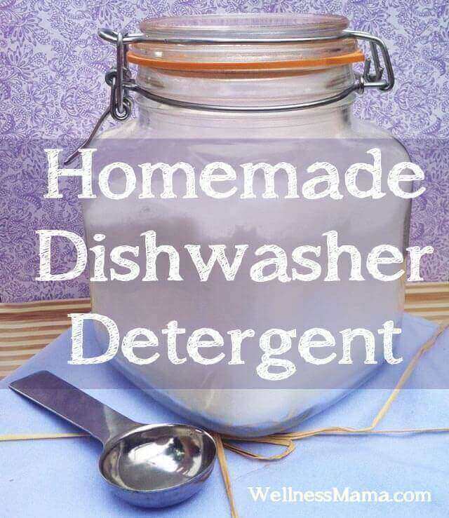 Homemade Dishwasher Detergent Recipe