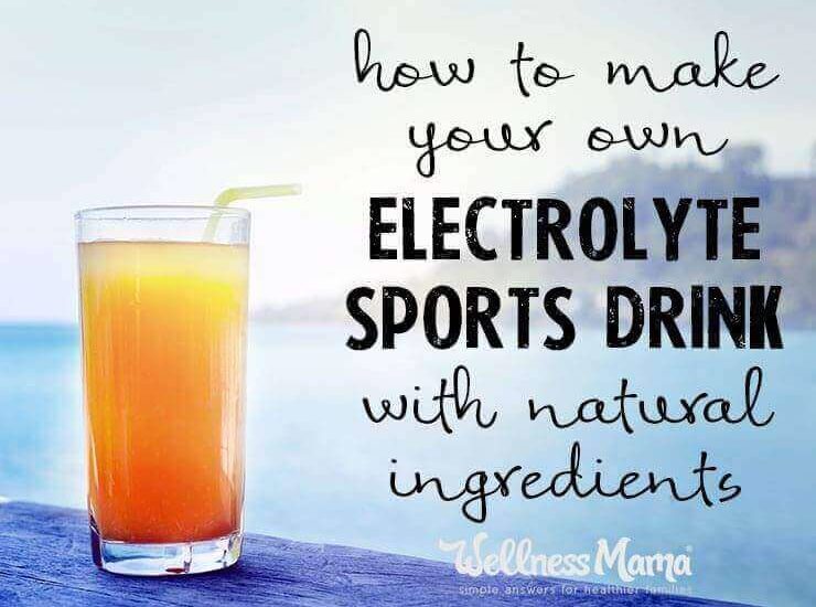 How to make your own electrolyte drink recipe with natural ingredients