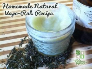 How to make your own natural Vapor-Rub for illnesses