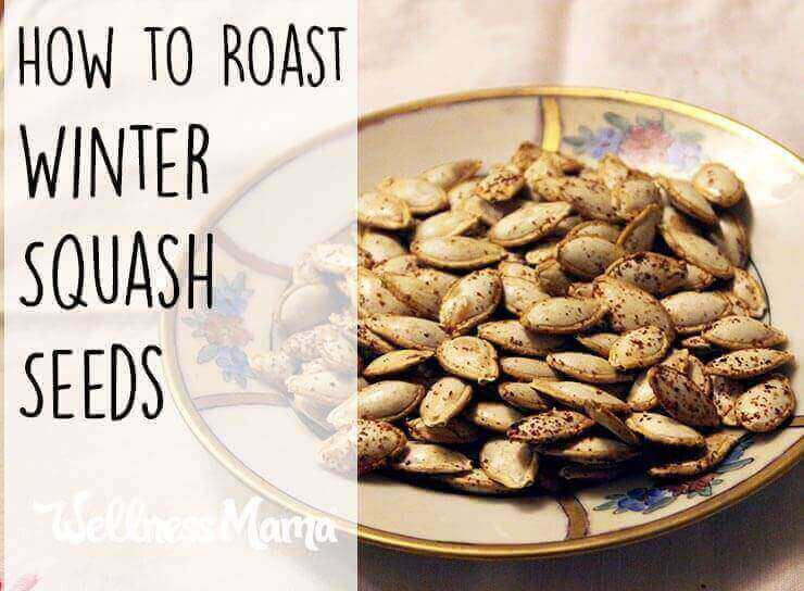 How to roast winter squash seeds