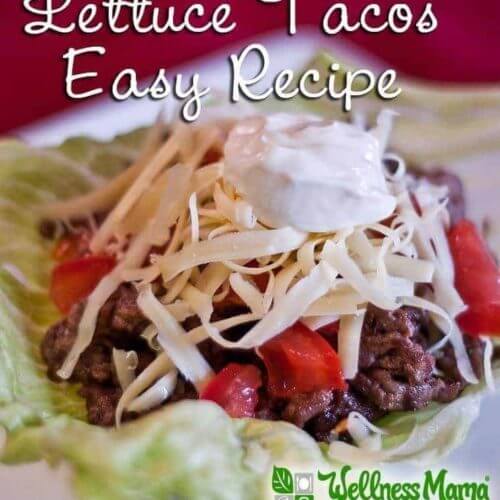 Lettuce Tacos Recipe- simple alternative to flour tortillas