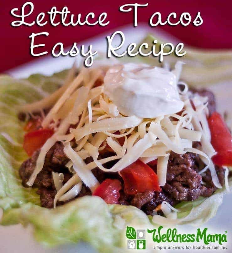 Lettuce Tacos Recipe- simple alternative to flour tortillas