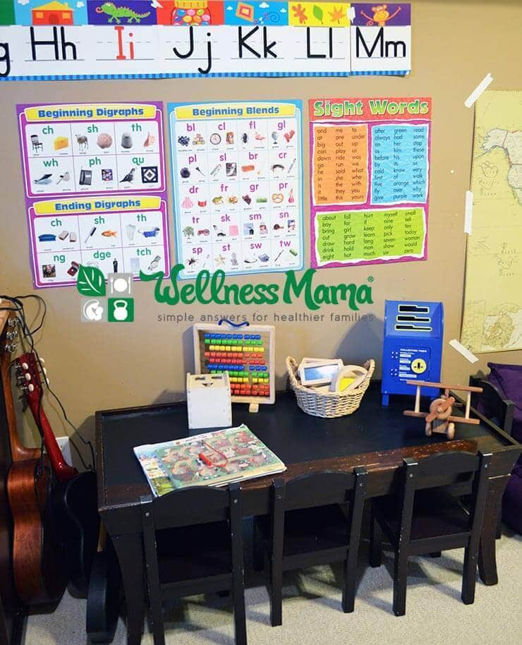 Little Kid Learning Station for Homeschool