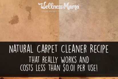 Natural Carpet Cleaner Recipe- that really works and costs one cent per use