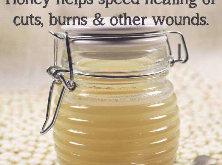 Natural Remedy- Honey helps speed healing of cuts burns and wounds