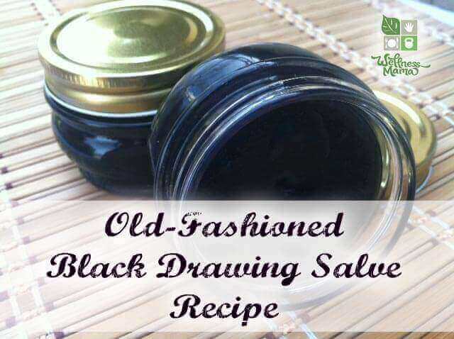 Old Fashioned Black Drawing Salve Recipe
