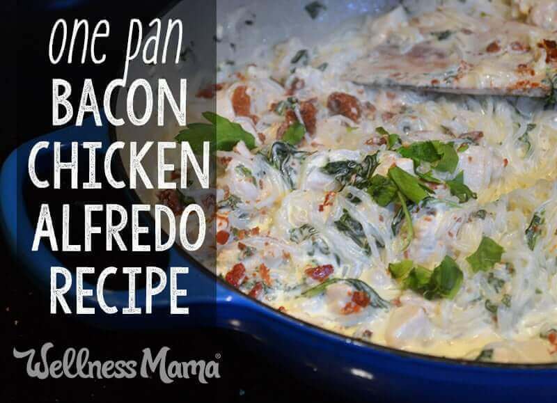 One-Pan Bacon Chicken Alfredo Recipe