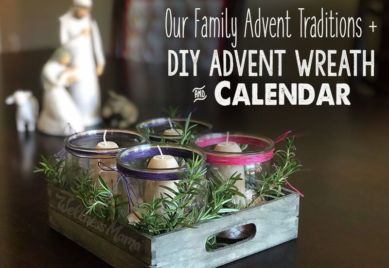 Our Family Advent Traditions with DIY Advent Wreath and Calendar